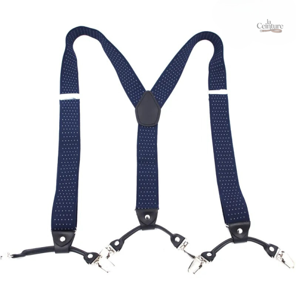 Bretelles à pois pour homme, design Colorado unique