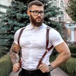 Bretelles en cuir pour homme - Maryland