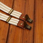 Bretelles avec pinces métal et style vintage