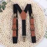 Bretelles homme style Texas en tissu robuste