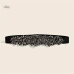 Ceinture femme à strass pour combinaison chic