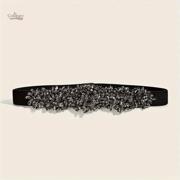 Ceinture femme à strass pour combinaison chic