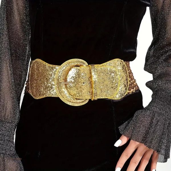 Ceinture à strass classique pour femme Bytom