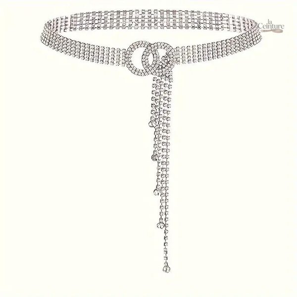 Ceinture à strass Huelva pour femme