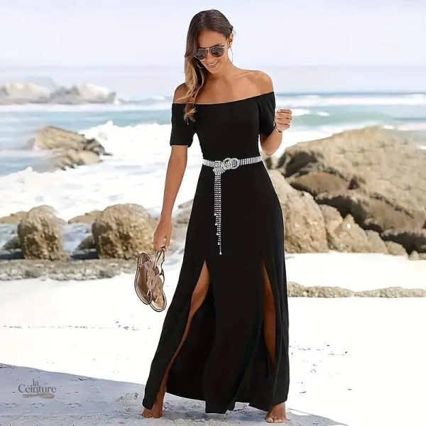 Ceinture femme à strass pour combinaisons