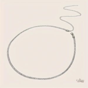 Ceinture Laguna ornée de strass pour look élégant