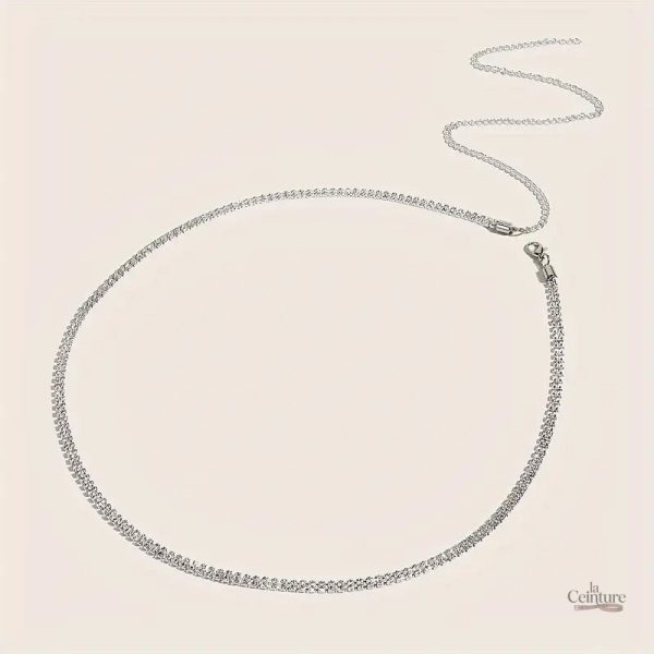 Ceinture Laguna ornée de strass pour look élégant