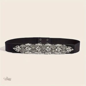 Ceinture femme avec strass pour combinaison
