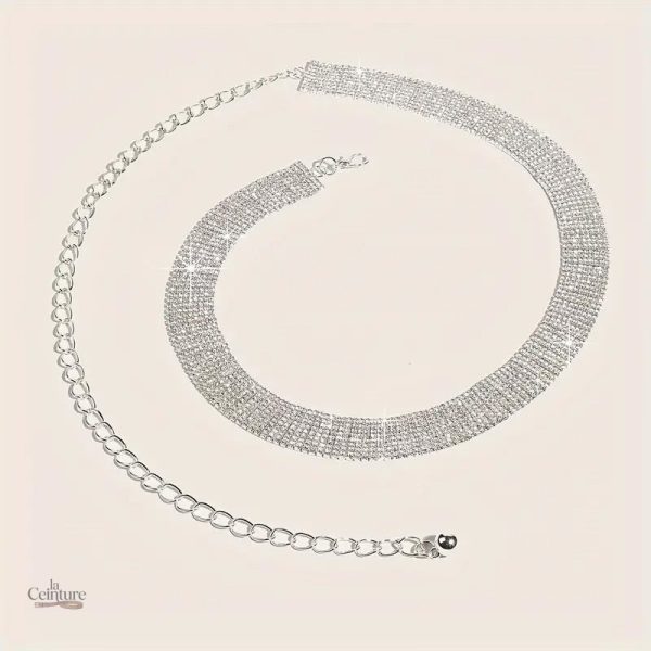 Ceinture femme avec strass pour combinaison