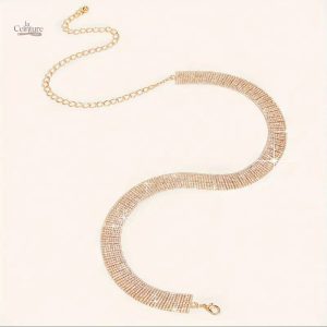 Ceinture à strass élégante pour combinaison femme