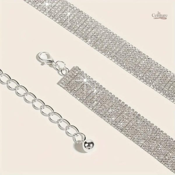 Ceinture décorative Livourne avec strass pour look chic