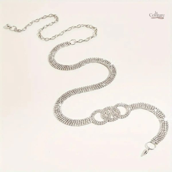 Ceinture femme avec strass pour combinaison