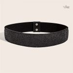 Accessoire de mode : ceinture à strass élégante