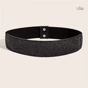 Accessoire de mode : ceinture à strass élégante