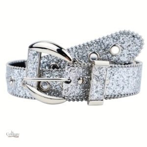 Ceinture à boucle classique avec strass