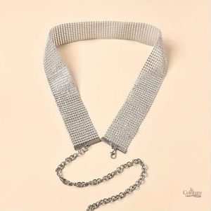 Accessoire de mode : ceinture à strass pour combinaisons