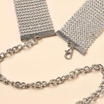 Ceinture décorative en strass pour un look chic féminin