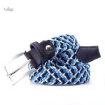 Accessoire féminin : ceinture élastique tressée