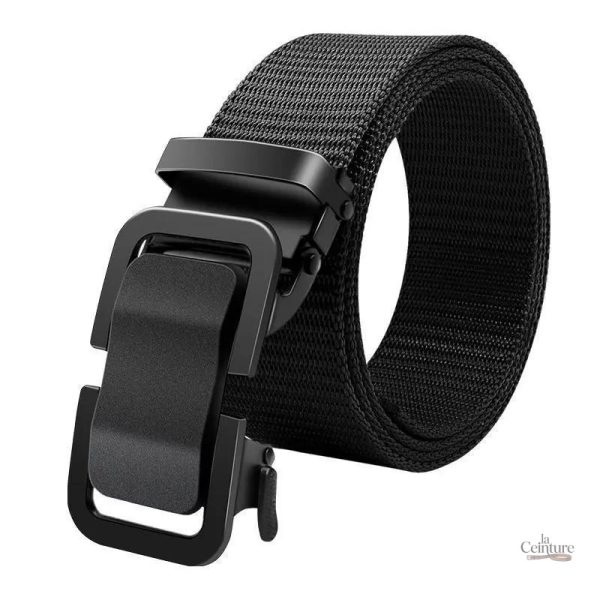 Ceinture homme en cuir avec espace pour billets