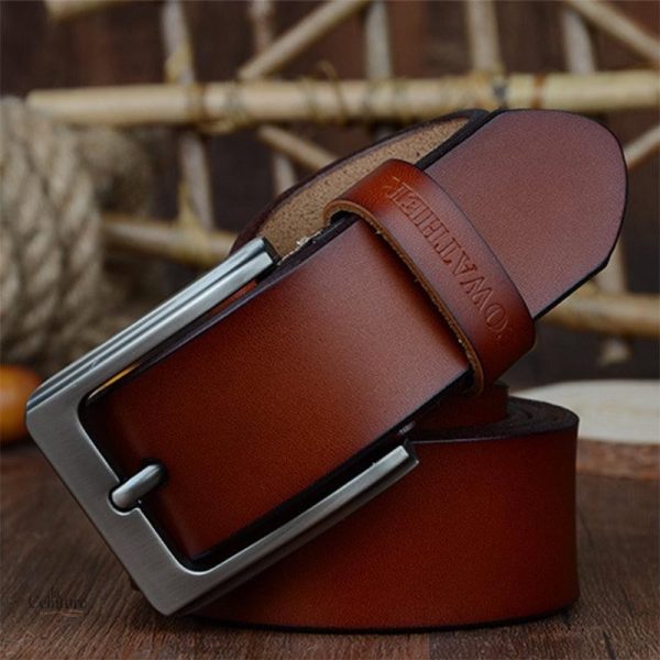 Mendoza : Ceinture en Cuir pour Homme moderne