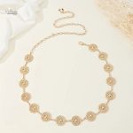 Accessoire tendance ceinture chaîne pour combinaison