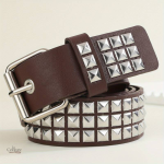 Ceinture cloutée pour femme, style tendance