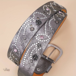 Ceinture femme tendance avec clous