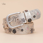 Accessoire mode : ceinture cloutée femme