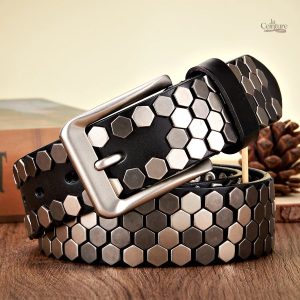 Ceinture homme tendance cloutée Akron