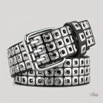 Ceinture cloutée pour homme style Peoria