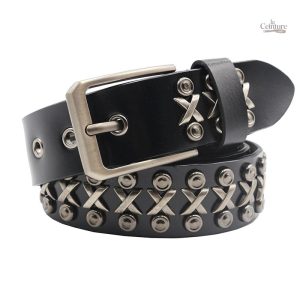 Ceinture cloutée homme Syracuse en cuir