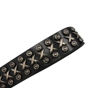 Ceinture tendance avec clous pour homme Syracuse