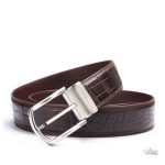 Cuir crocodile, ceinture masculine Baltimore