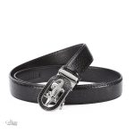 Ceinture en cuir crocodile pour homme