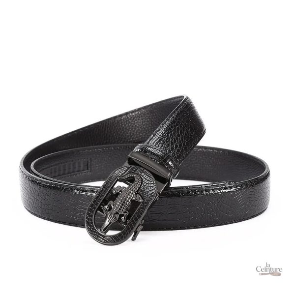 Accessoire en cuir crocodile pour homme