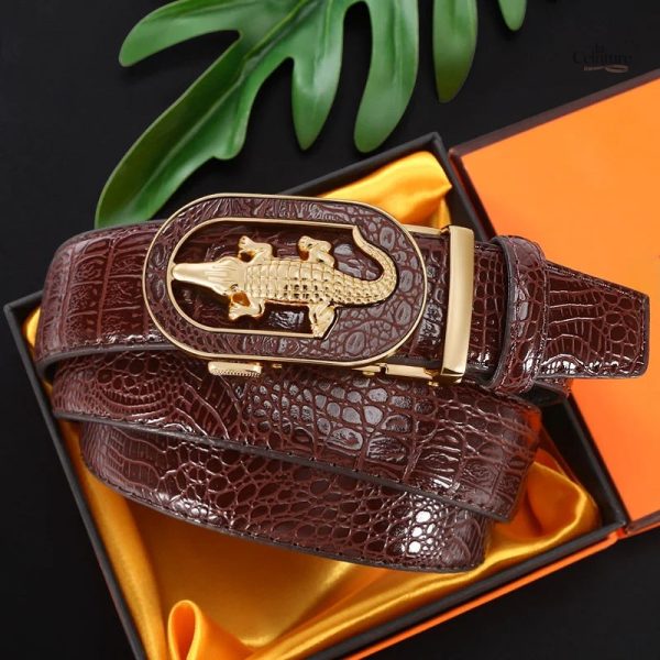 Ceinture homme style crocodile Boston