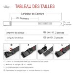 Ceinture crocodile masculine chic