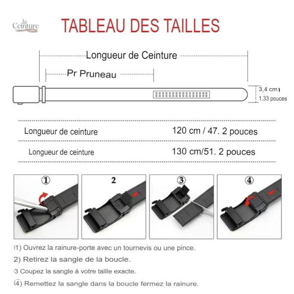 Ceinture crocodile masculine chic