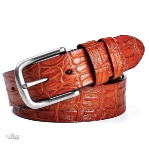 Ceinture Homme en Crocodile - Collection Los Angeles