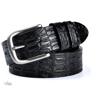 Accessoire Élégant pour Homme - Ceinture Crocodile