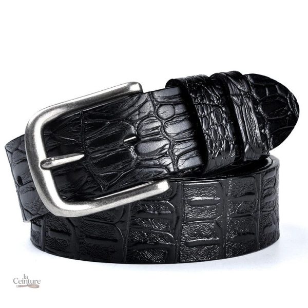 Accessoire Élégant pour Homme - Ceinture Crocodile