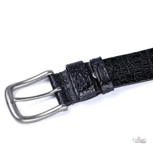 Ceinture en Cuir Crocodile pour Homme - Style Los Angeles