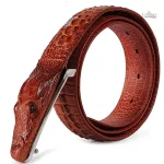 Ceinture luxe homme style crocodile
