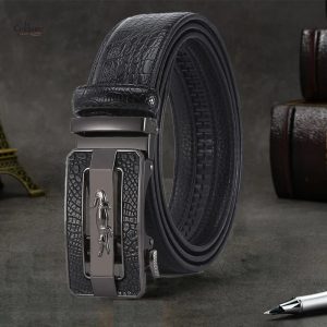 Ceinture homme élégante en crocodile