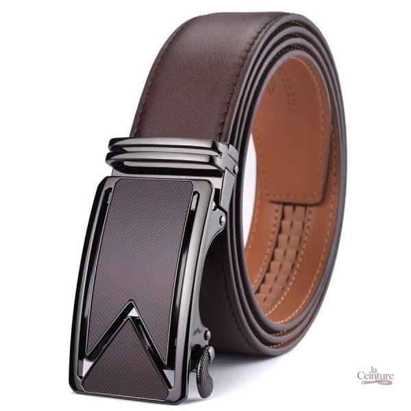 Accessoire de mode, ceinture automatique Roma en cuir