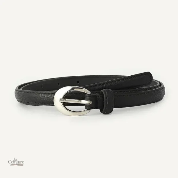 Ceinture en Cuir Fine pour Femme