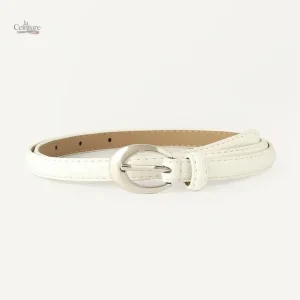Ceinture en Cuir Hermine pour Femme élégante