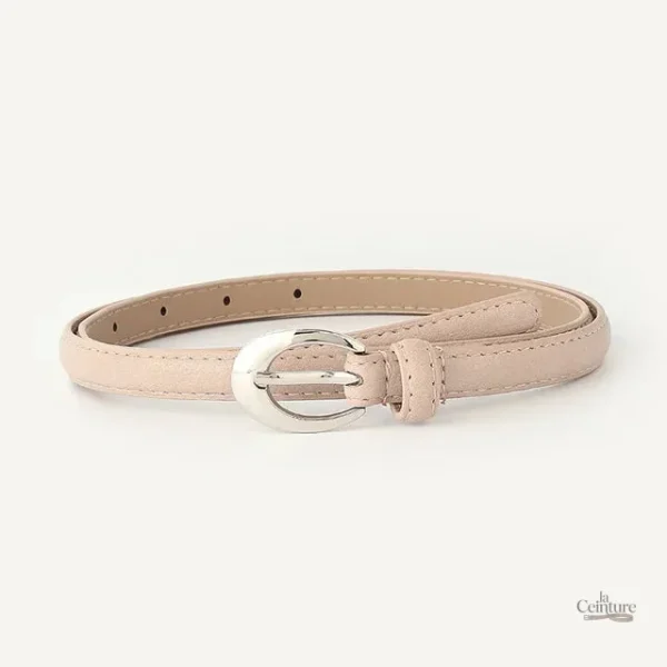 Ceinture femme fine en cuir de qualité