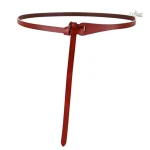 Ceinture fine en cuir pour une allure chic