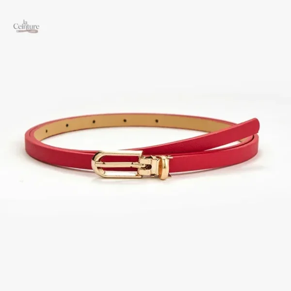 Ceinture fine pour un look sophistiqué
